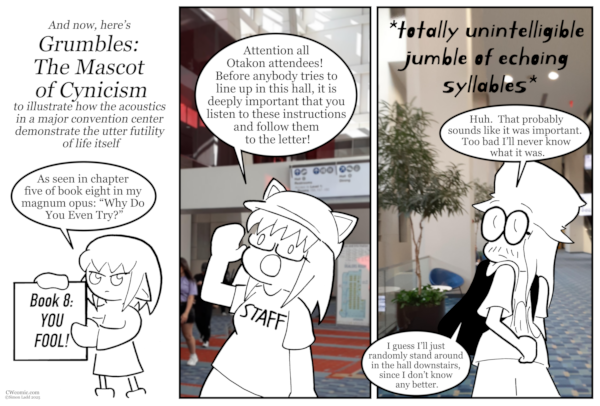 This is also what posting links to a new comic feels like